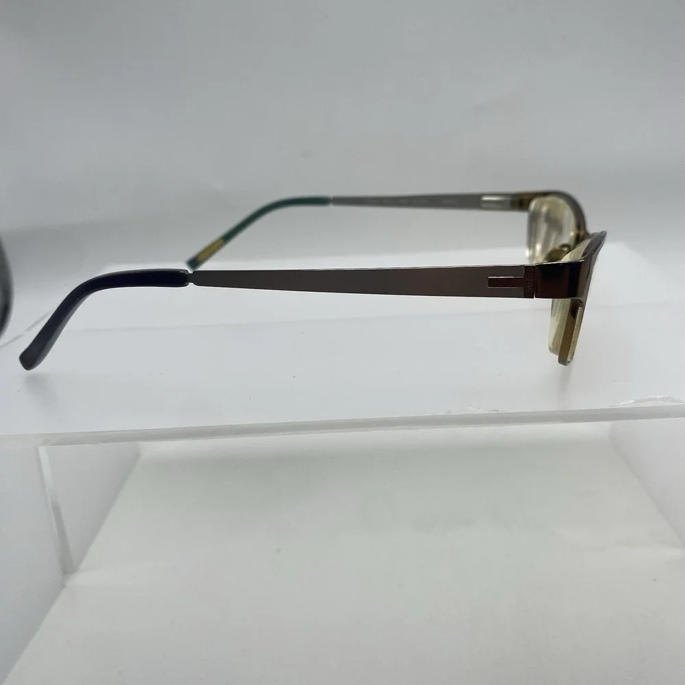 Ted Baker Eyeglasses Women FRAME ONLY Alosiu B222 52-16-135 Gold silver 563